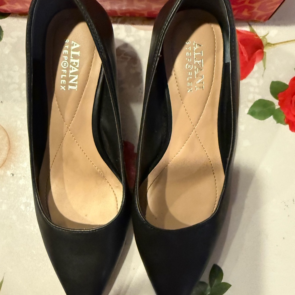 Alfani Black Pointed Toe Heels